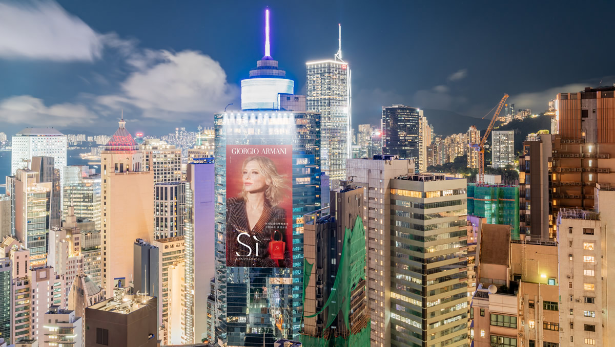 中央广场玻璃贴