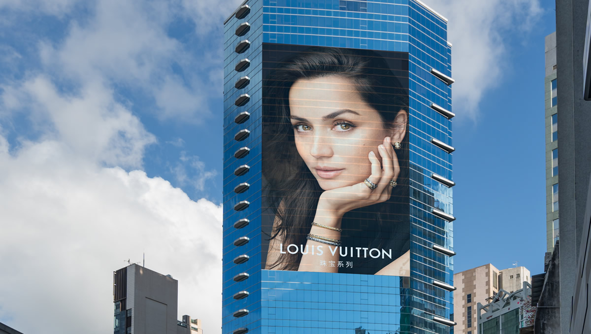 中央广场玻璃贴