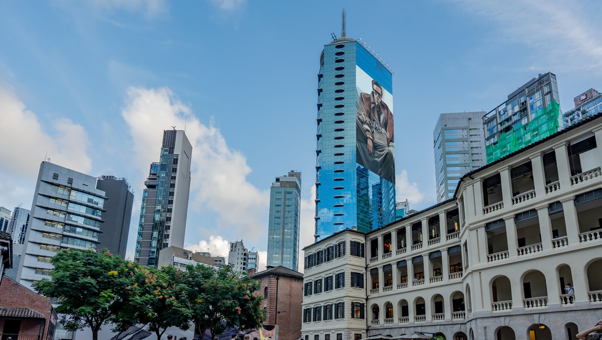 中央广场玻璃贴